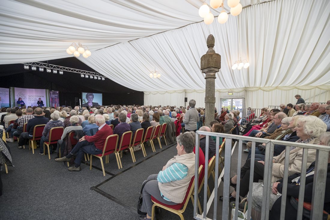 An Audience at the Wigtown Book Festival