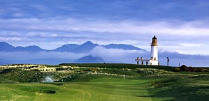 The Trump Turnberry Resort with magnificent views over Arran